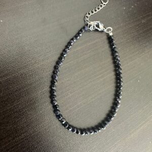 Pulseira "Proteção e Poder" – Turmalina Negra Natural