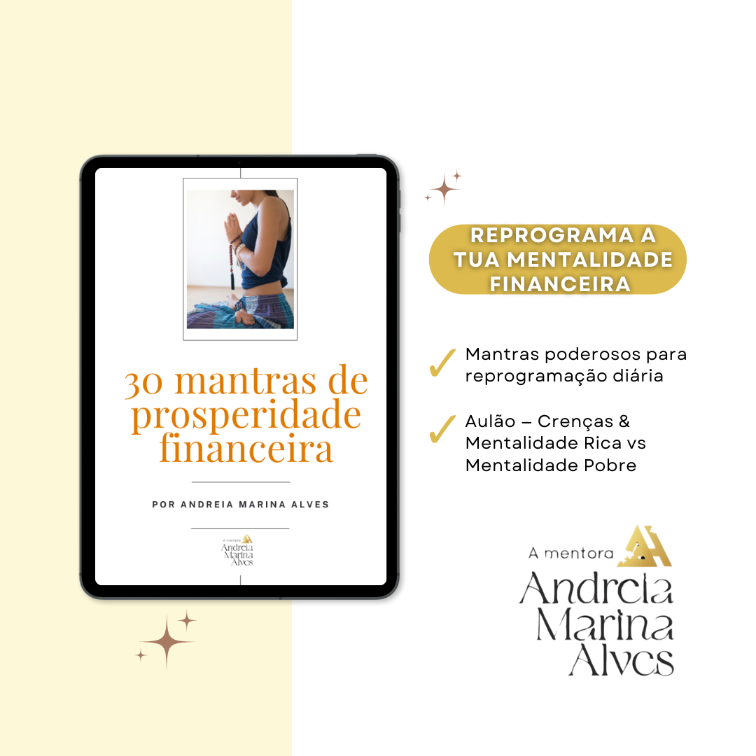 Reprograma a Tua Mentalidade Financeira – Ebook + Aulão