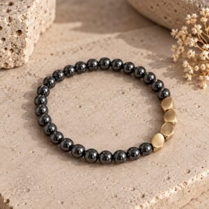 Pulseira Hematite com Cobre