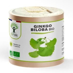 Ginkgo Biloba Biológico | Memória, Foco & Circulação | 250 mg