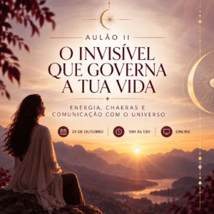 AULA ESPECIAL –O INVISÍVEL QUE GOVERNA A TUA VIDA – PART II DA AULA DE ENERGIA,CHAKRAS E COMUNICAÇÃO COM O UNIVERSO