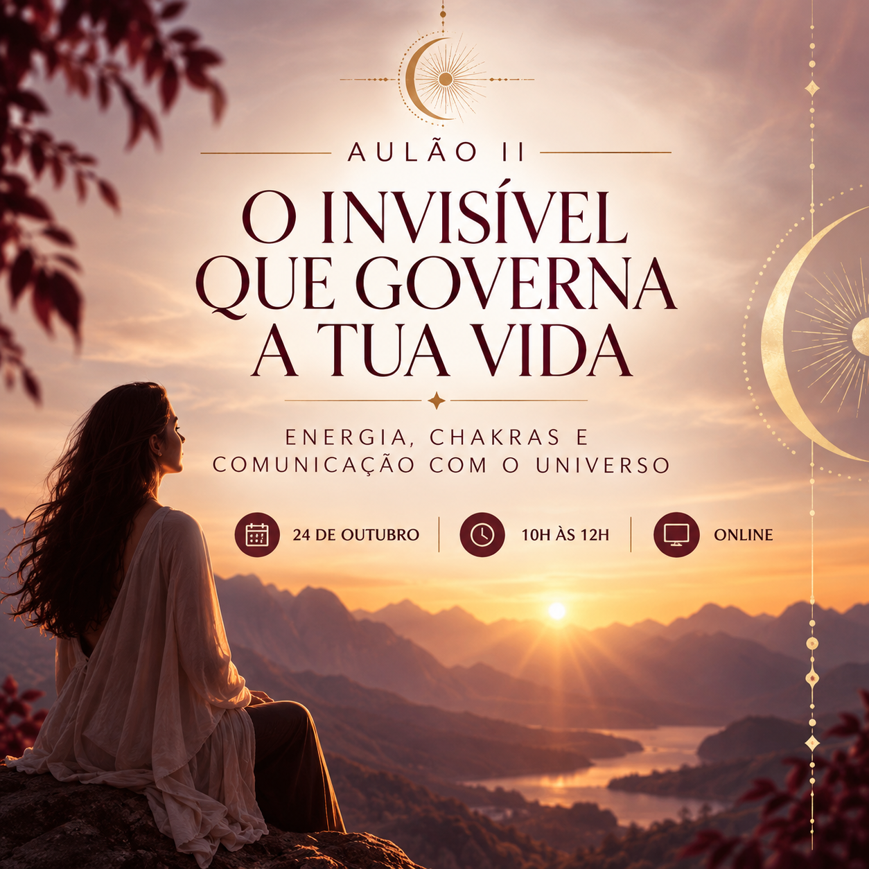 AULA ESPECIAL –O INVISÍVEL QUE GOVERNA A TUA VIDA – PART II DA AULA DE ENERGIA,CHAKRAS E COMUNICAÇÃO COM O UNIVERSO